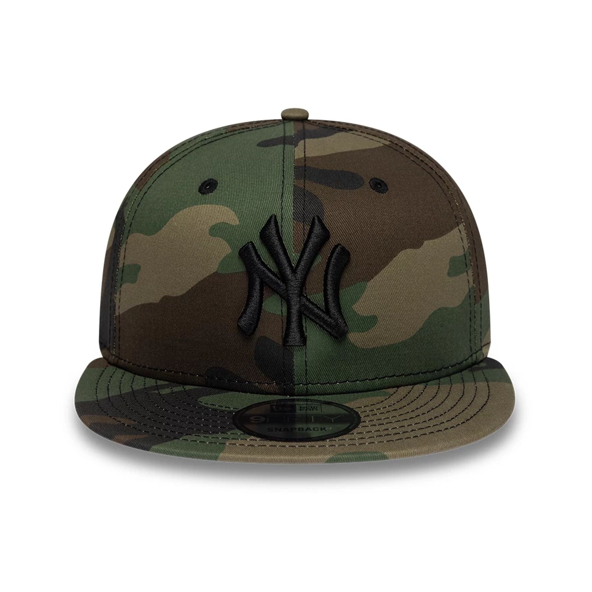 Pictured is this MLB Camo New York Yankees 9FIFTY Snapback cap in green. 2