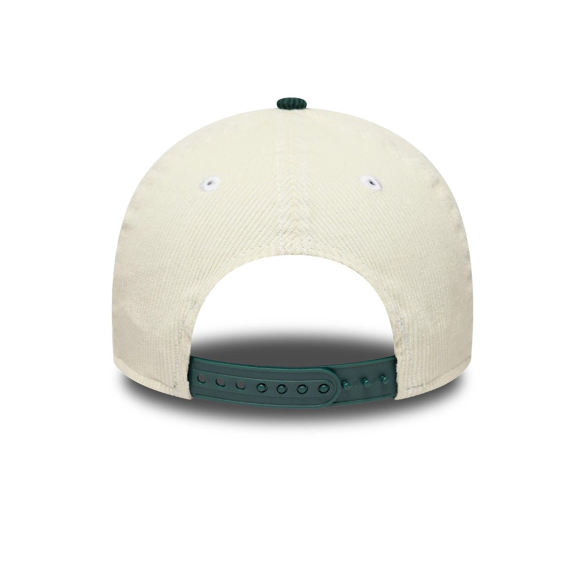 Pictured is this MLB Cord LA Dodgers 9FORTY A-Frame cap in cream and dark green. 7