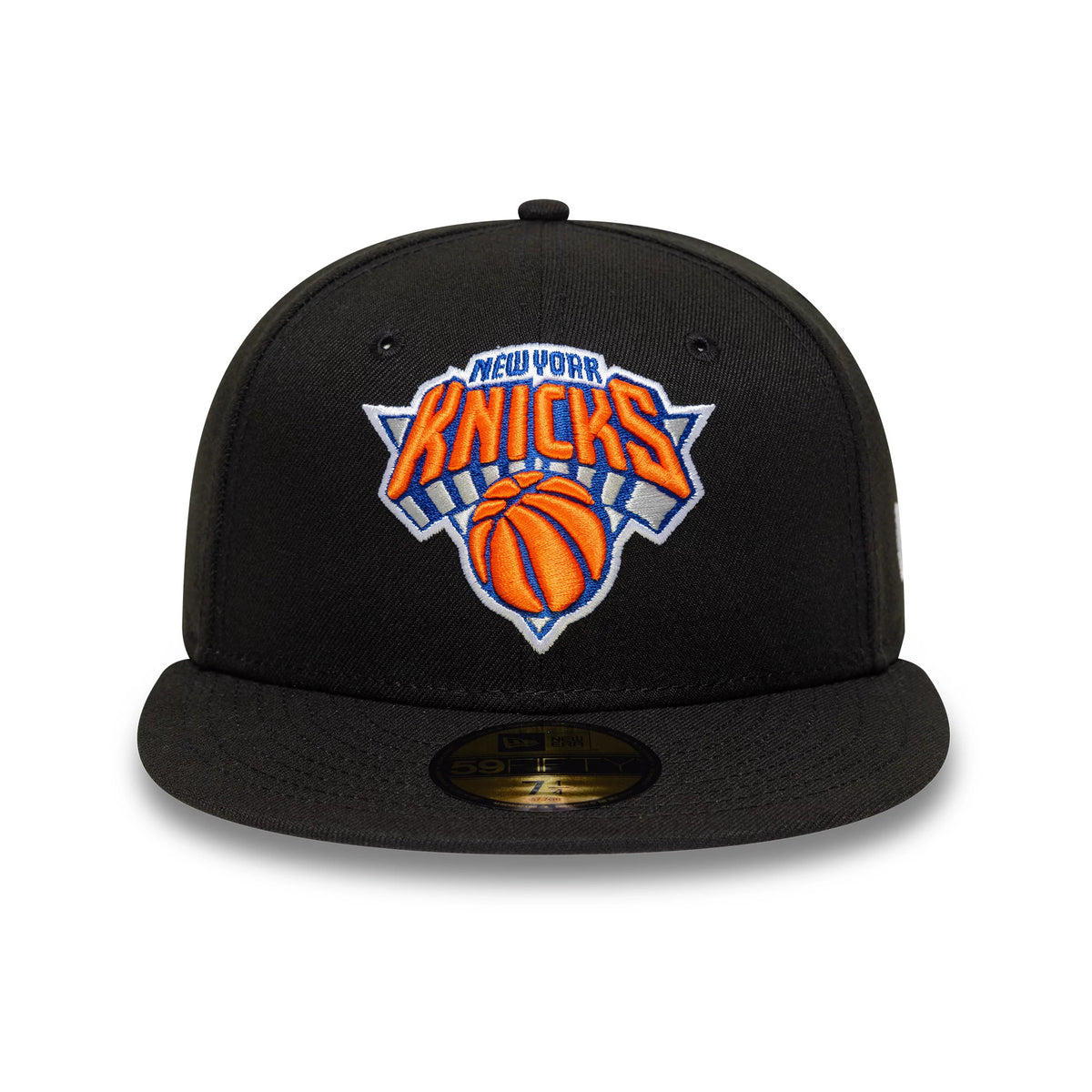 Pictured is this NBA New York Knicks 59FIFTY Fitted cap in black. 3