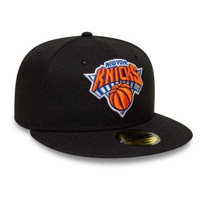 Pictured is this NBA New York Knicks 59FIFTY Fitted cap in black. 4