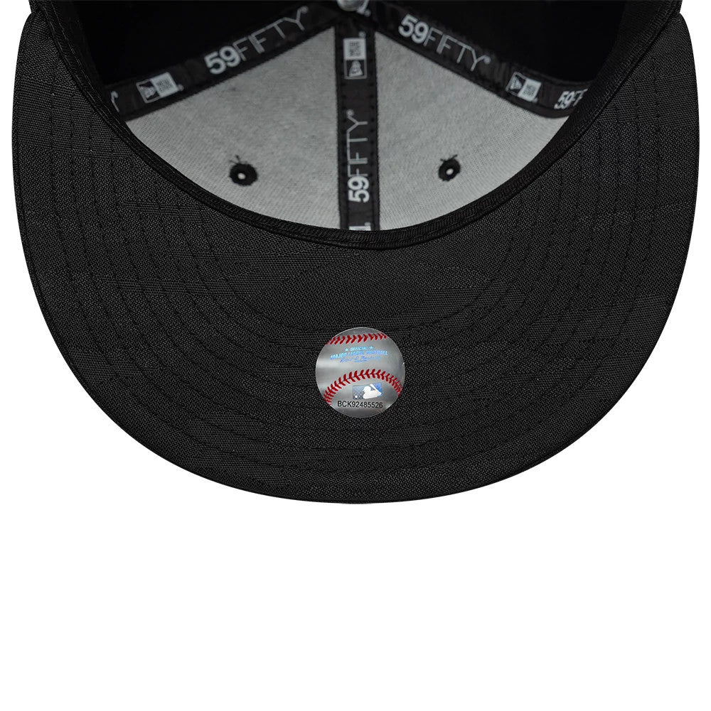 Pictured is this MLB Camo LA Dodgers 59FIFTY Fitted cap in black. 7
