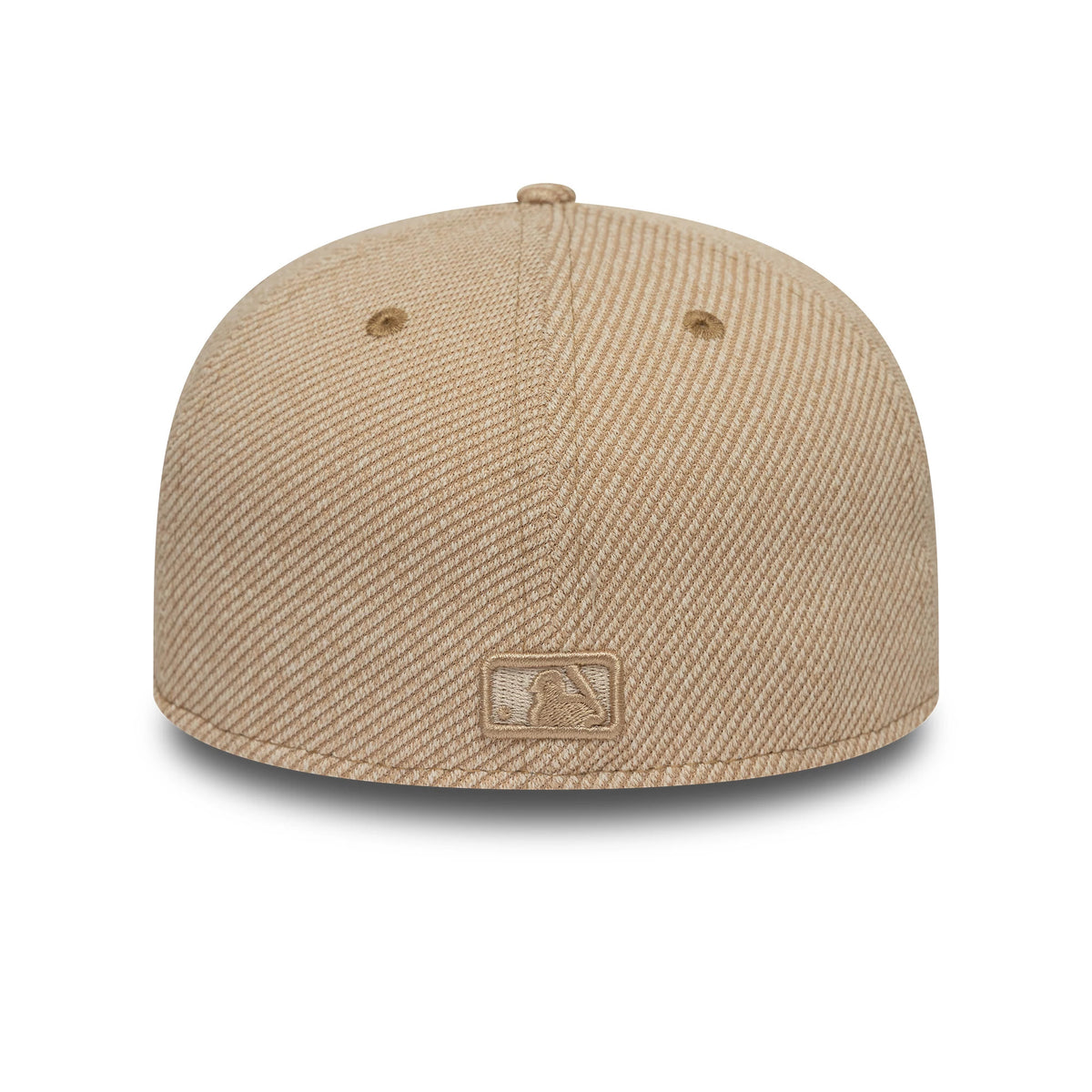 Pictured is this  MLB Heather Tan San Diego Padres 59FIFTY Fitted cap in tan. 5