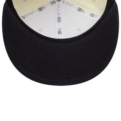 Pictured is this Red Bull Racing 59FIFTY Fitted cap in Cream & Black. 7