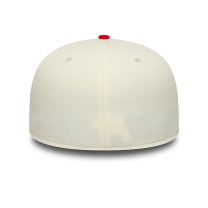 Pictured is this TGR Haas F1 59FIFTY Fitted cap in cream. 7