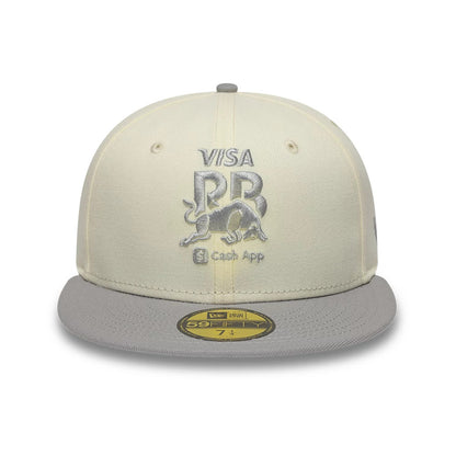 Pictured is this Visa Cash App Racing Bulls 59FIFTY Fitted cap in cream. 2