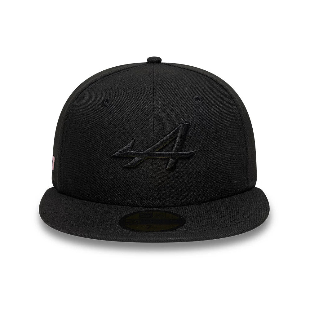 Pictured is this Alpine Racing 59FIFTY Fitted cap in black. 2