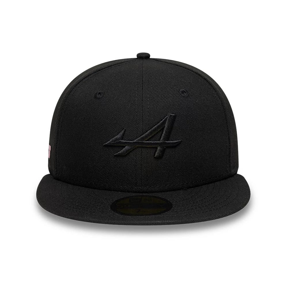 Pictured is this Alpine Racing 59FIFTY Fitted cap in black. 2