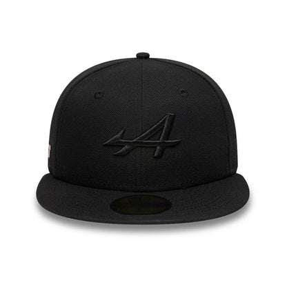 Pictured is this Alpine Racing 59FIFTY Fitted cap in black. 2