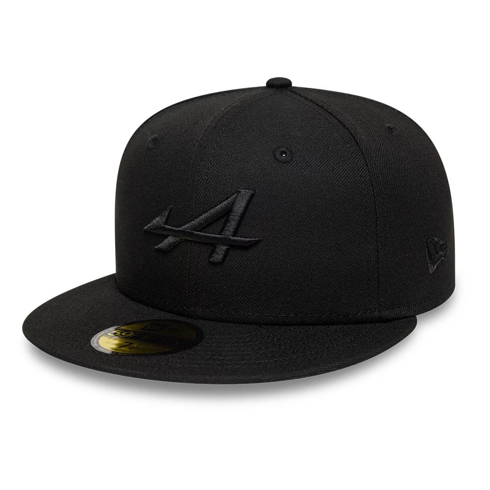 Pictured is this Alpine Racing 59FIFTY Fitted cap in black. 3