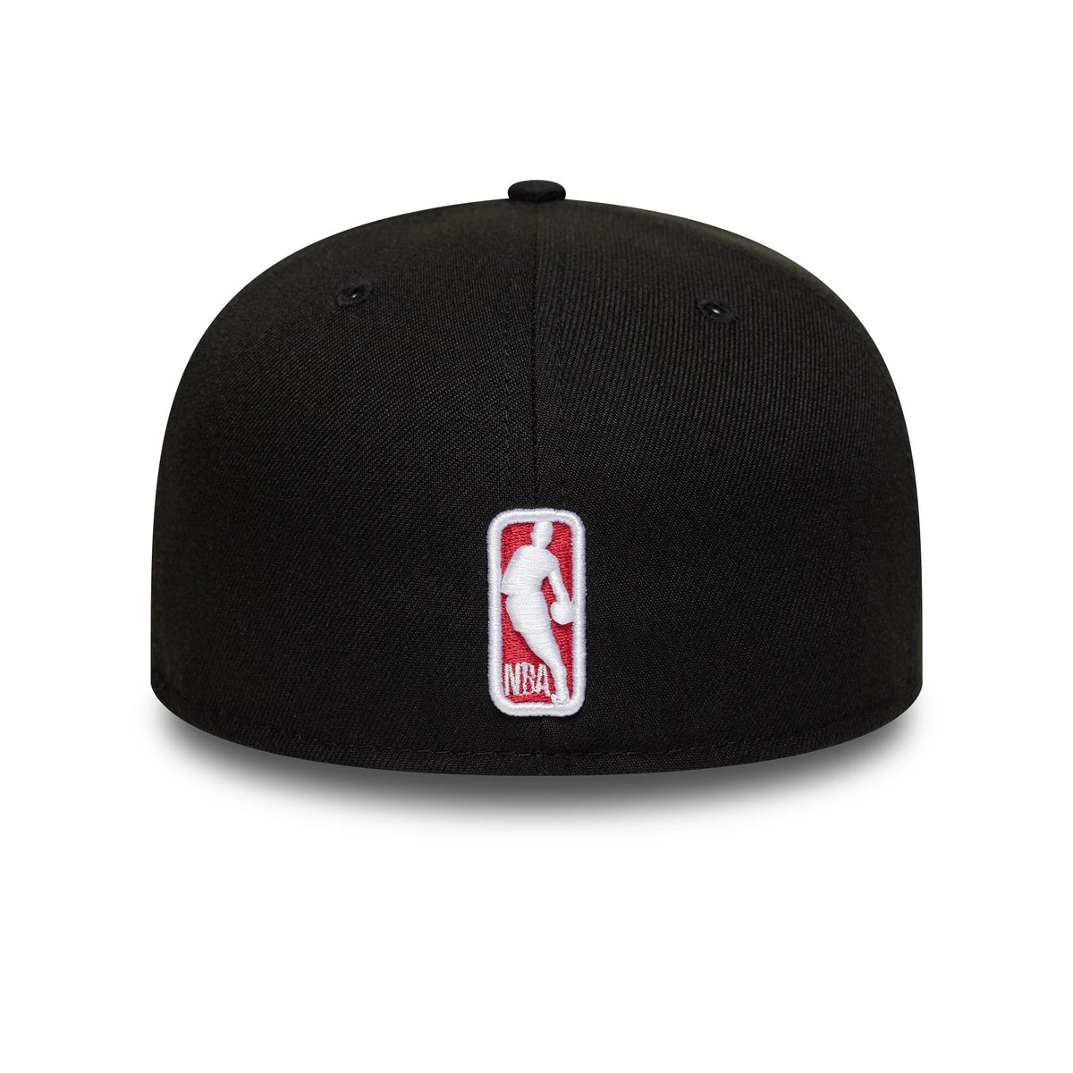 Pictured is this NBA Global Games 2026 London Miami Heat 59FIFTY Fitted cap in black and dark red. 6