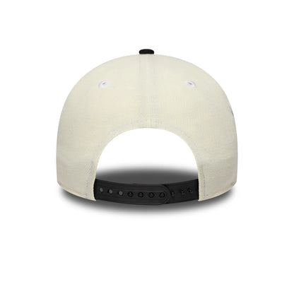 Pictured is this Youth MLB Kanji LA Dodgers 9FORTY A-Frame cap in white and black. 5