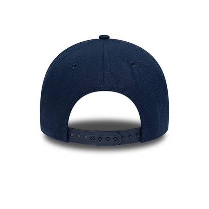 Pictured is this NBA Global Games 2026 London Washington Wizards 9FORTY A-Frame cap in dark blue. 6