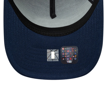 Pictured is this NBA Global Games 2026 London Washington Wizards 9FORTY A-Frame cap in dark blue. 7