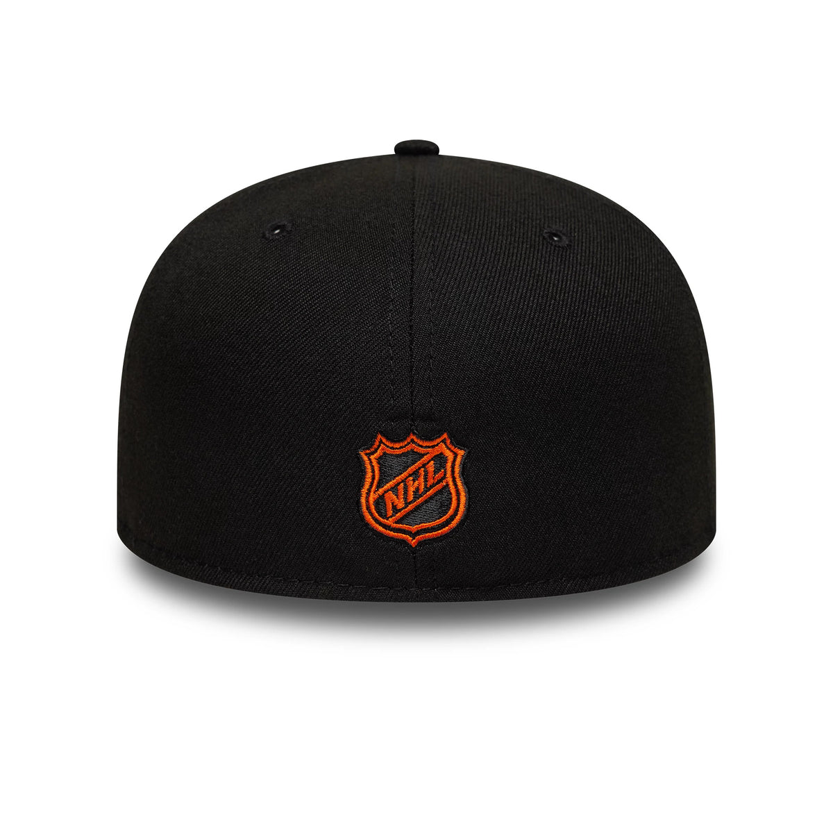 Pictured is this NHL London Game 2026 Philadelphia Flyers 59FIFTY Fitted cap in black and orange. 6