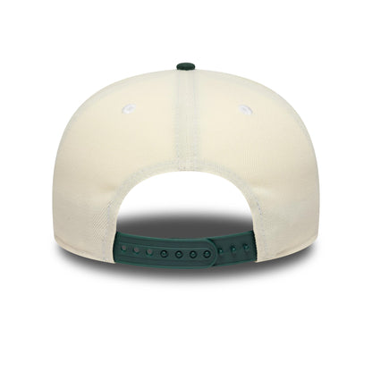 Pictured is this MLB New York Yankees 9FIFTY Snapback cap in cream and dark green. 6