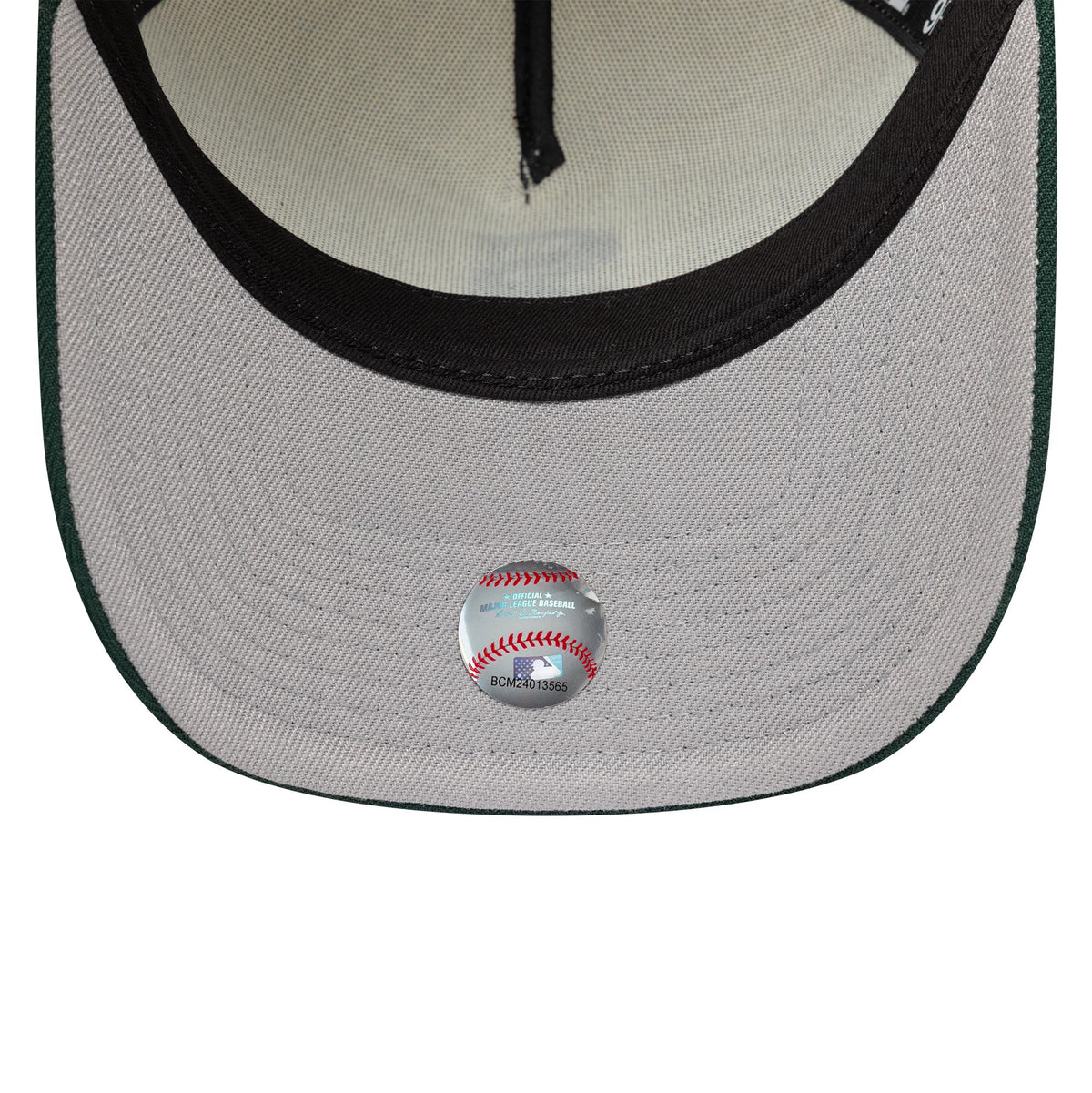 Pictured is this MLB Chicago White Sox 9FORTY A-Frame cap in cream and dark green. 2