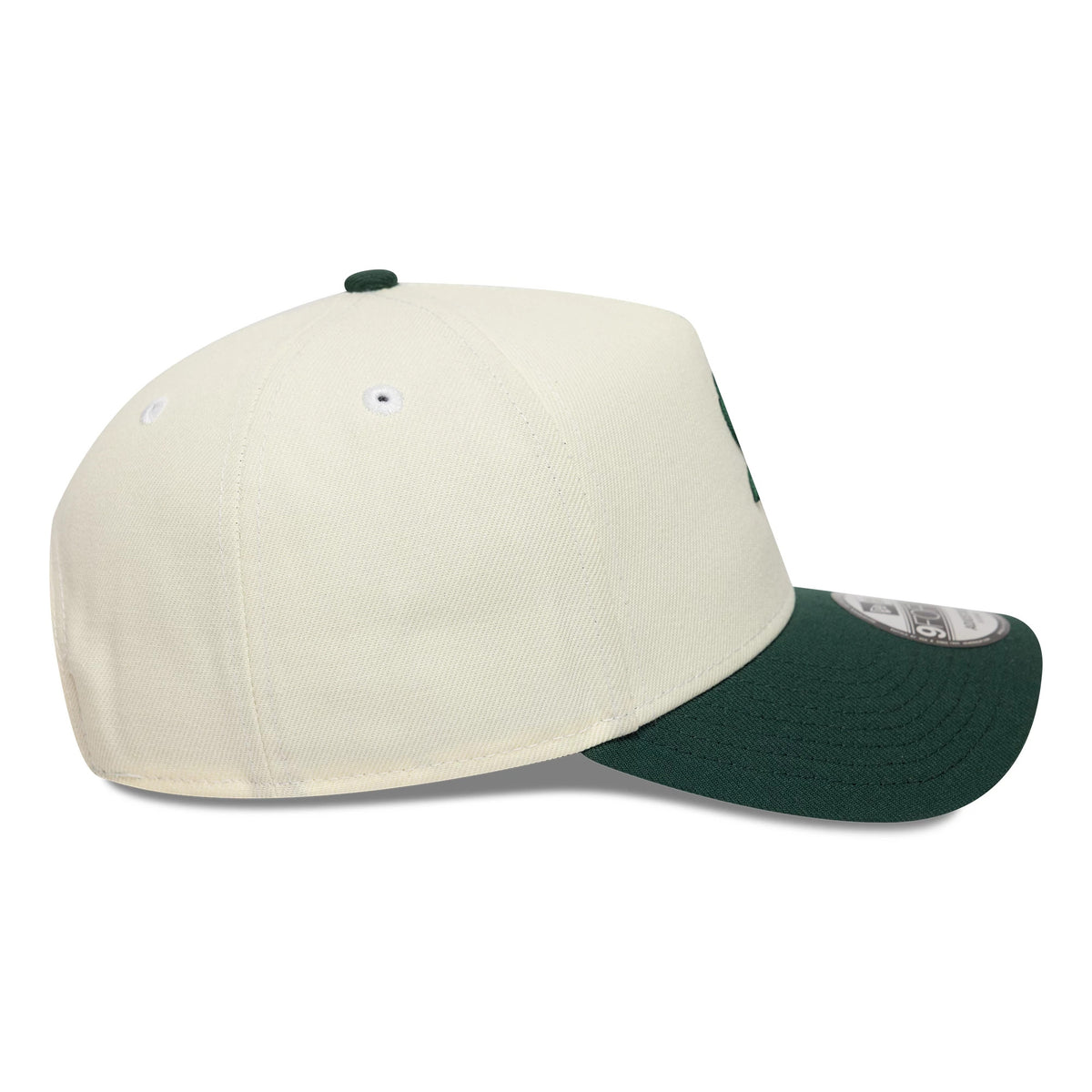 Pictured is this MLB Chicago White Sox 9FORTY A-Frame cap in cream and dark green. 6