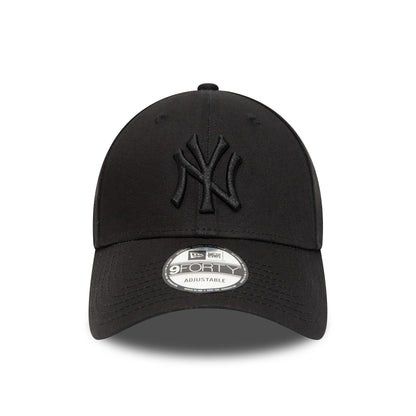 This is a New York Yankees Essential Black on Black 9FORTY Cap 2