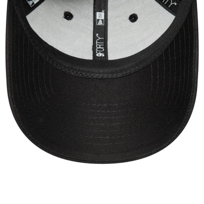 This is a New York Yankees Essential Black on Black 9FORTY Cap 5