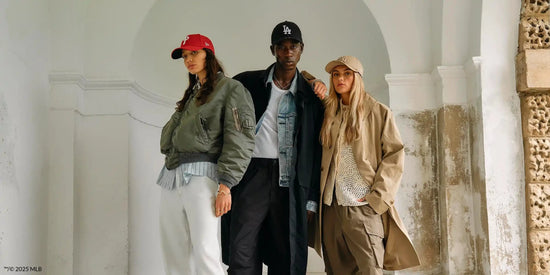 Slide 3:group of people styling new era clothing