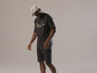 New Era Side Logo Navy Shorts