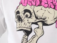 New Era Halloween Skull Graphic White Oversized T-Shirt