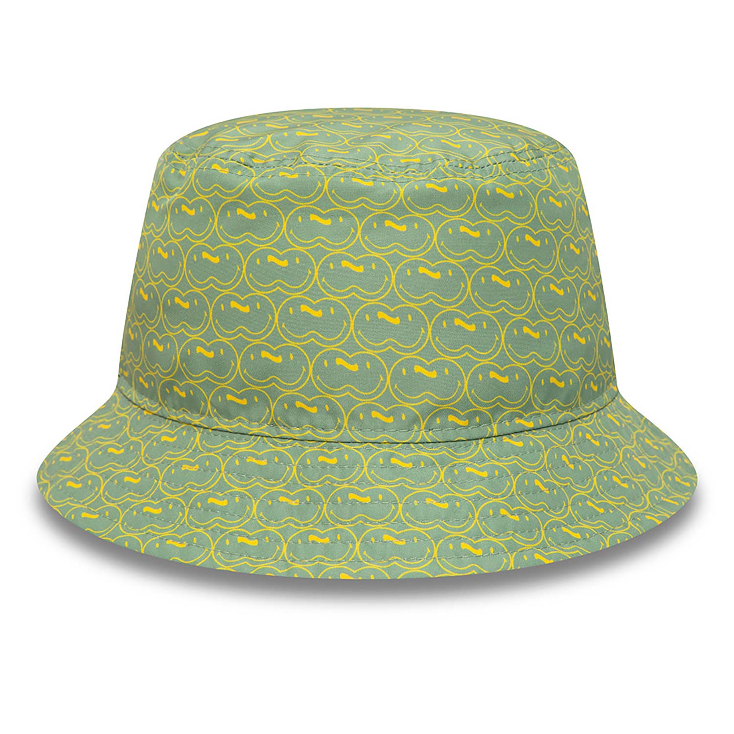 Smiley Green Bucket  Hat