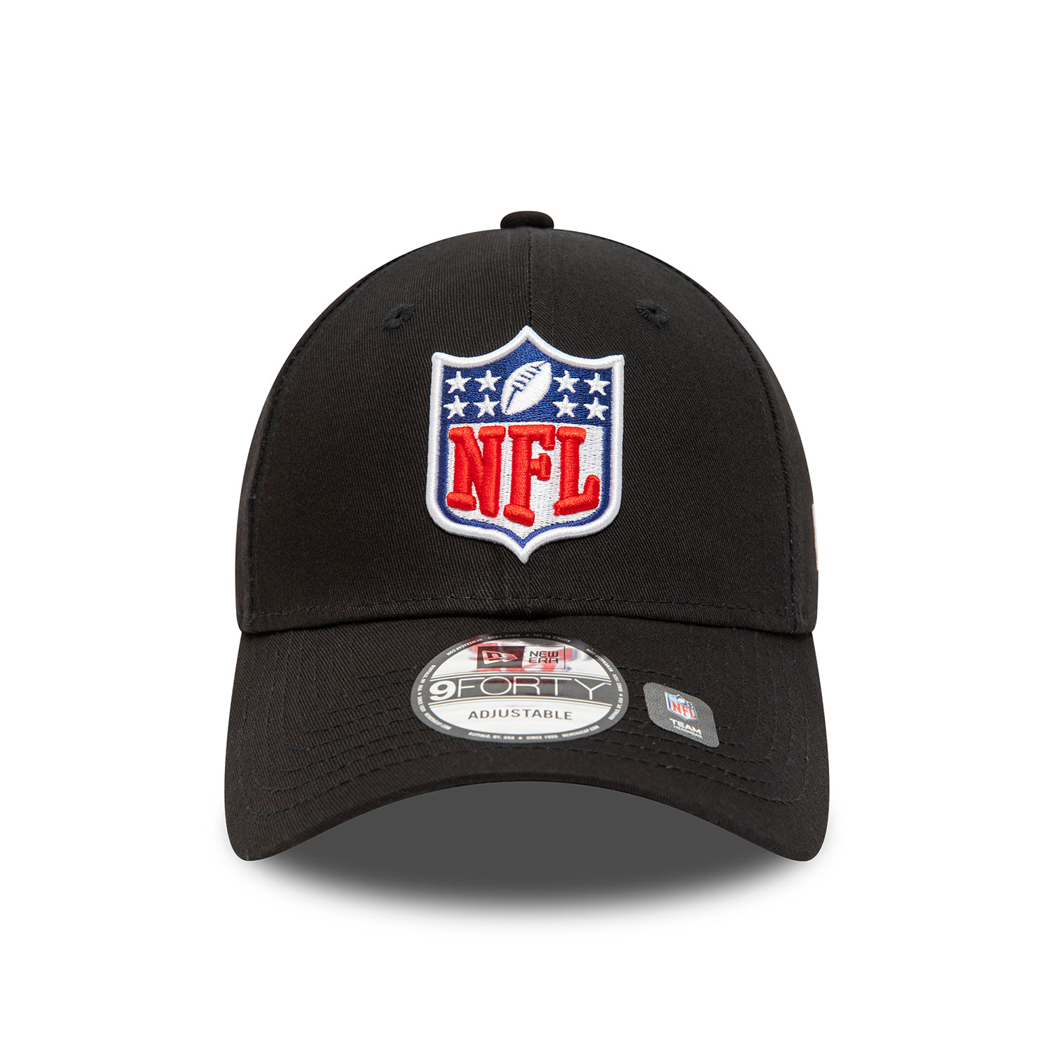 NFL Logo Shield Black 9FORTY Adjustable Cap