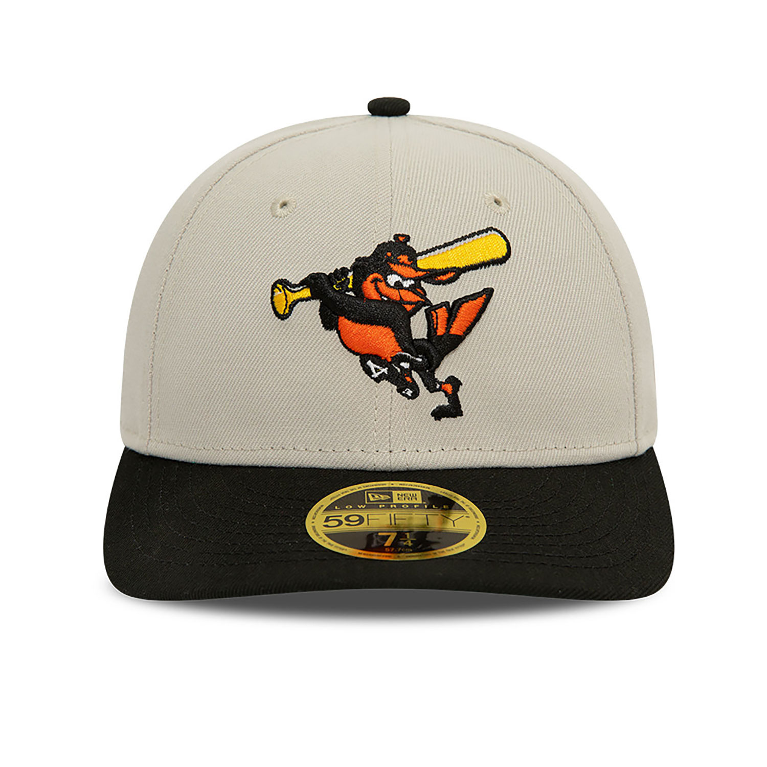 Baltimore Orioles Mascot Beige 59FIFTY Low Profile Cap