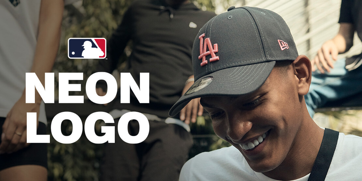 New Era's MLB Neon Logo headwear and clothing collection