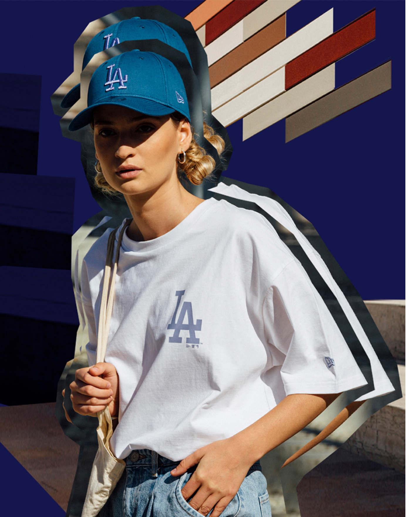 MLB Colour LA Dodgers headwear and apparel