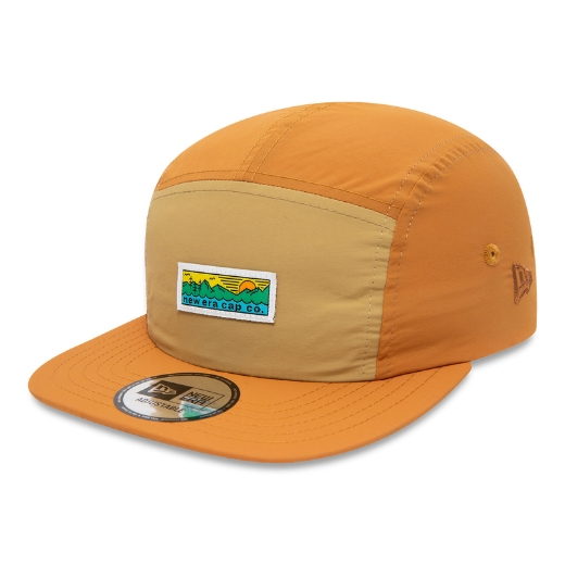 orange camper cap