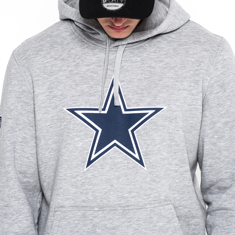 Dallas Cowboys Team Logo Grey Hoodie