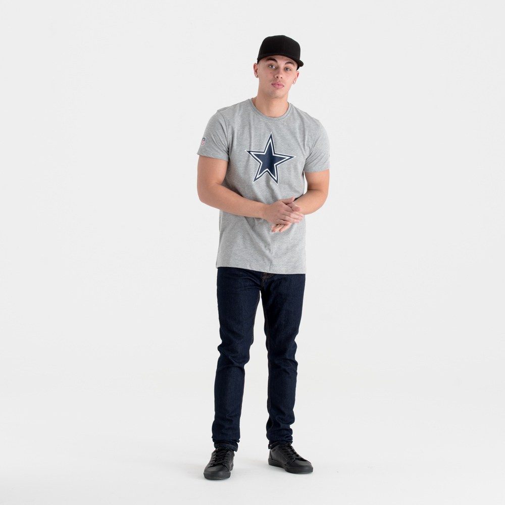 Camiseta Dallas Cowboys Team Logo, gris