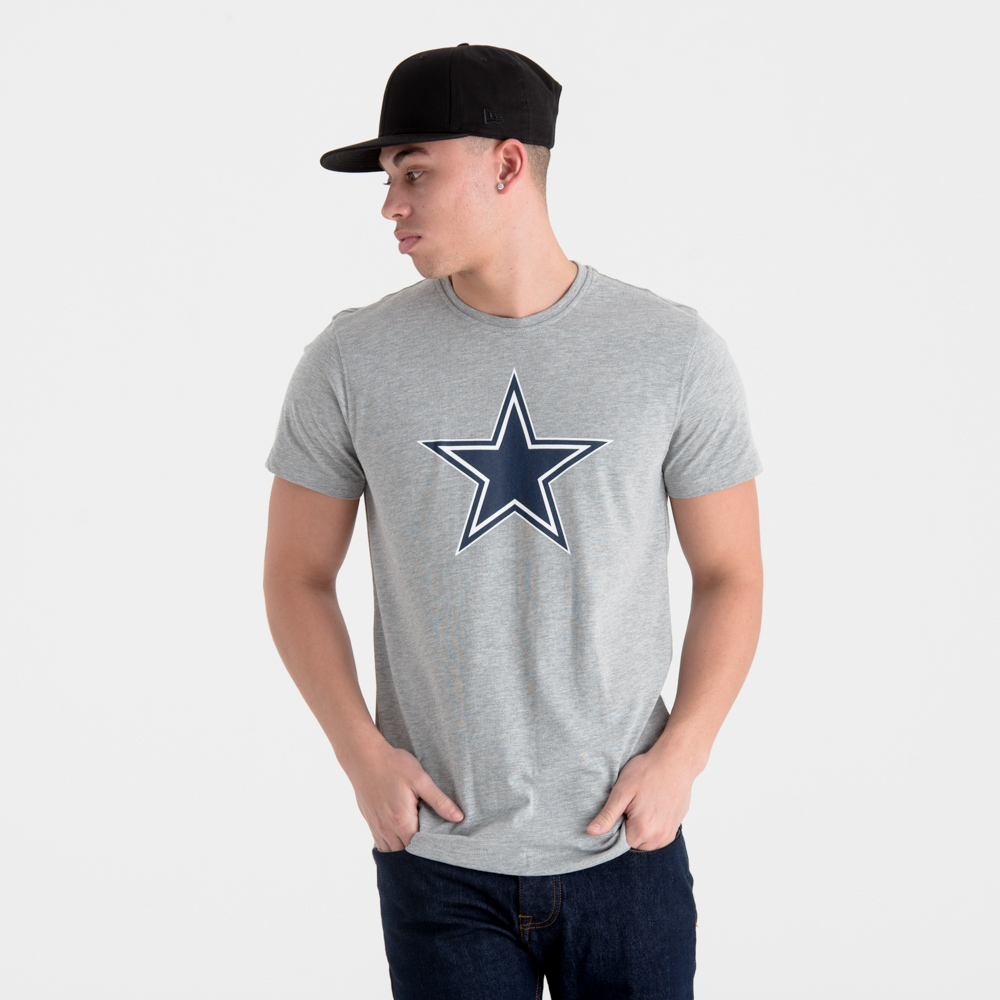 Camiseta Dallas Cowboys Team Logo, gris