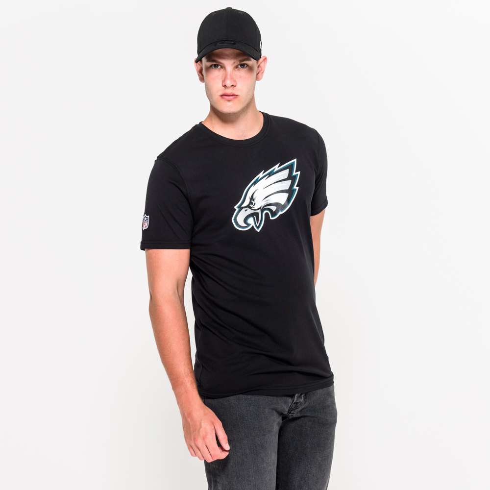 Philadelphia Eagles Team Logo Black T-Shirt