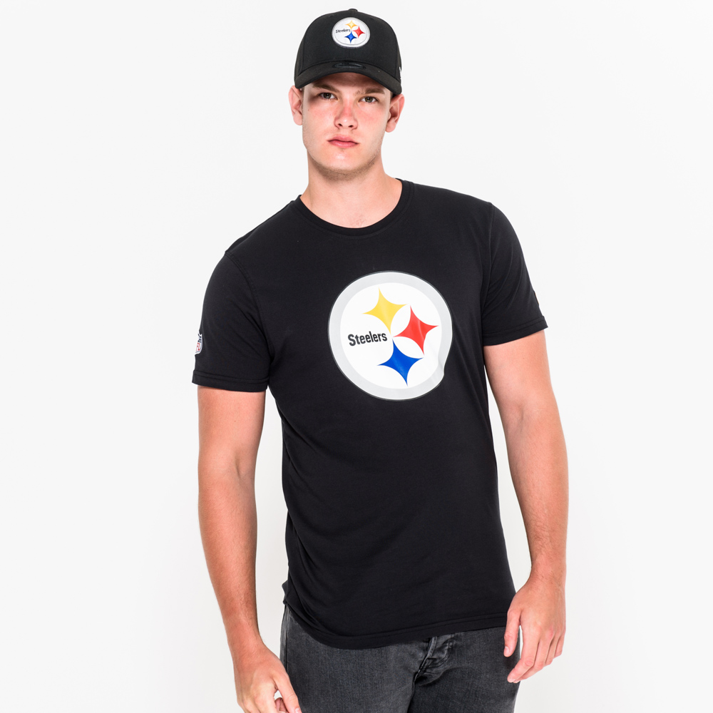 T-shirt Team Logo des Steelers de Pittsburgh, noir