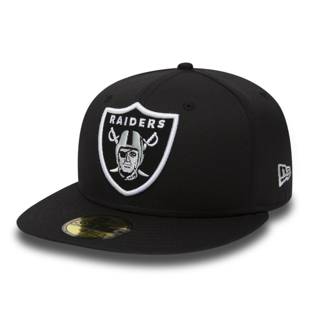 Las Vegas Raiders Fitted Trainer Black 59FIFTY Cap