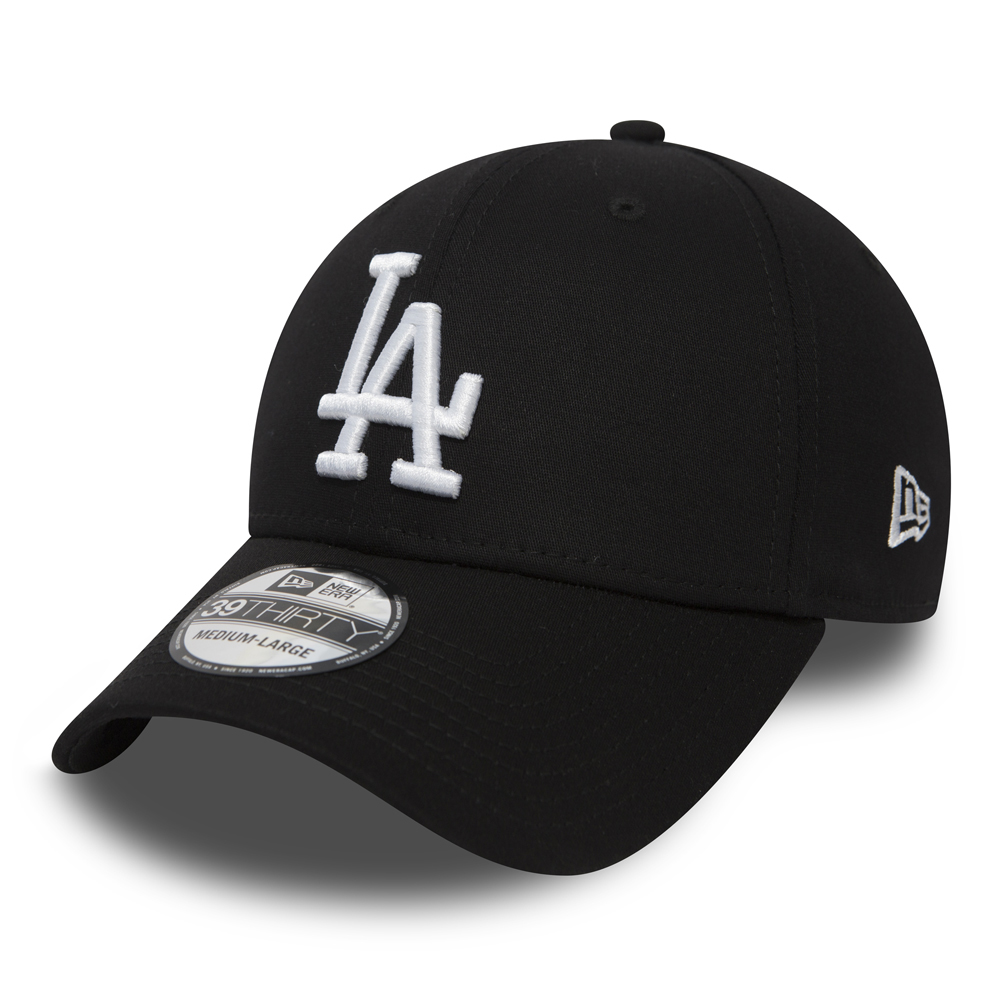 LA Dodgers Essential Black 39THIRTY Cap