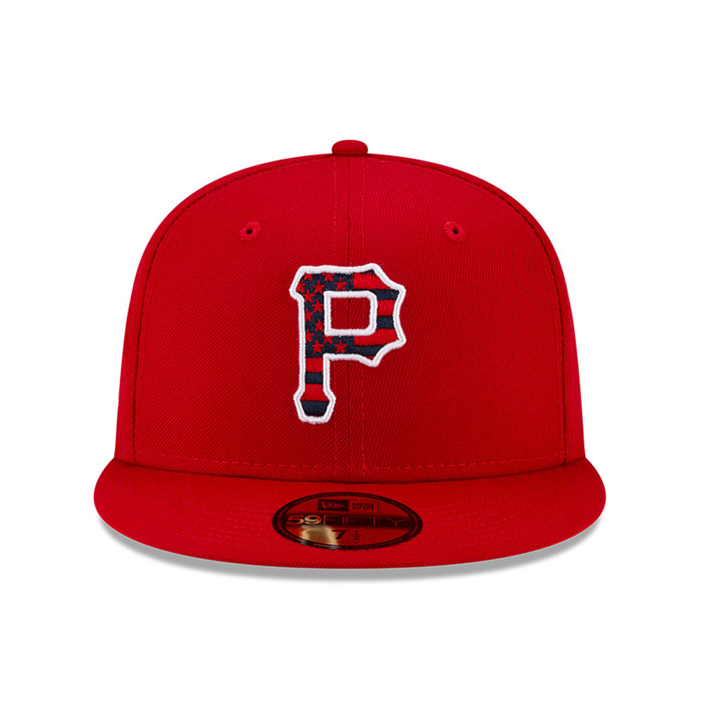 Pittsburgh Pirates MLB 4th July Red 59FIFTY Cap