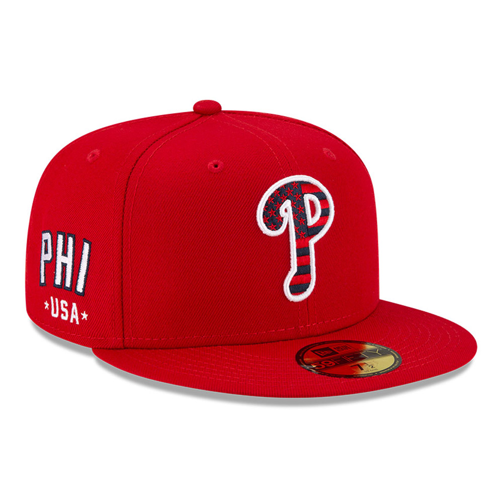 Philadelphia Phillies MLB 4th July Red 59FIFTY Cap