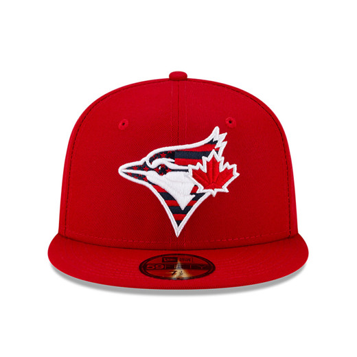 59FIFTY – Toronto Blue Jays – MLB 4th July – Kappe in Rot