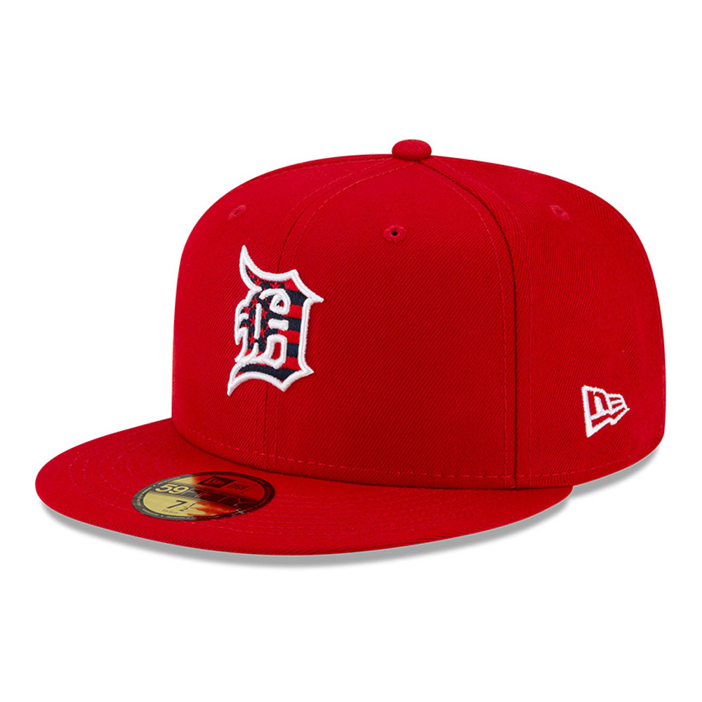 Detroit Tigers MLB 4th July Red 59FIFTY Cap