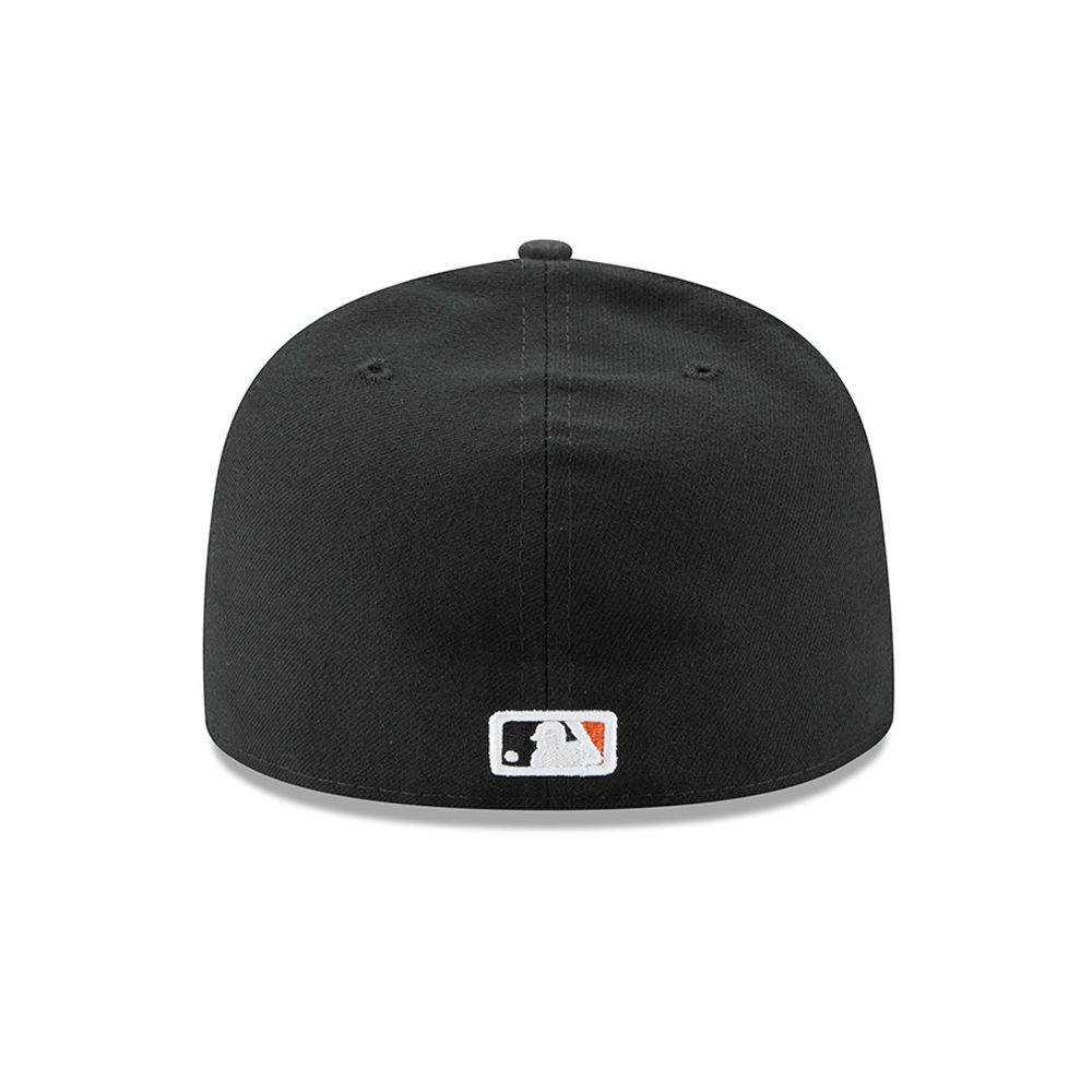 Miami Marlins Authentic On Field Home Black 59FIFTY Fitted Cap