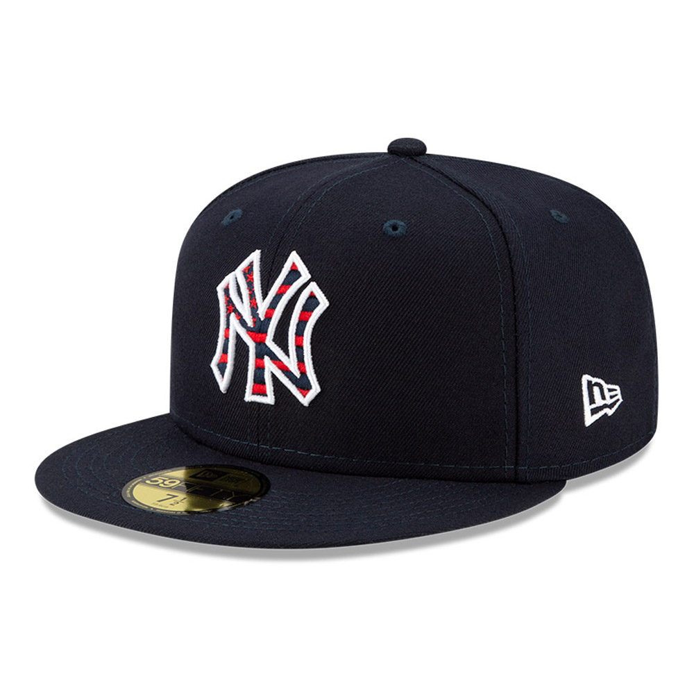 Official New Era New York Yankees MLB July 4th On-Field Navy 59FIFTY ...