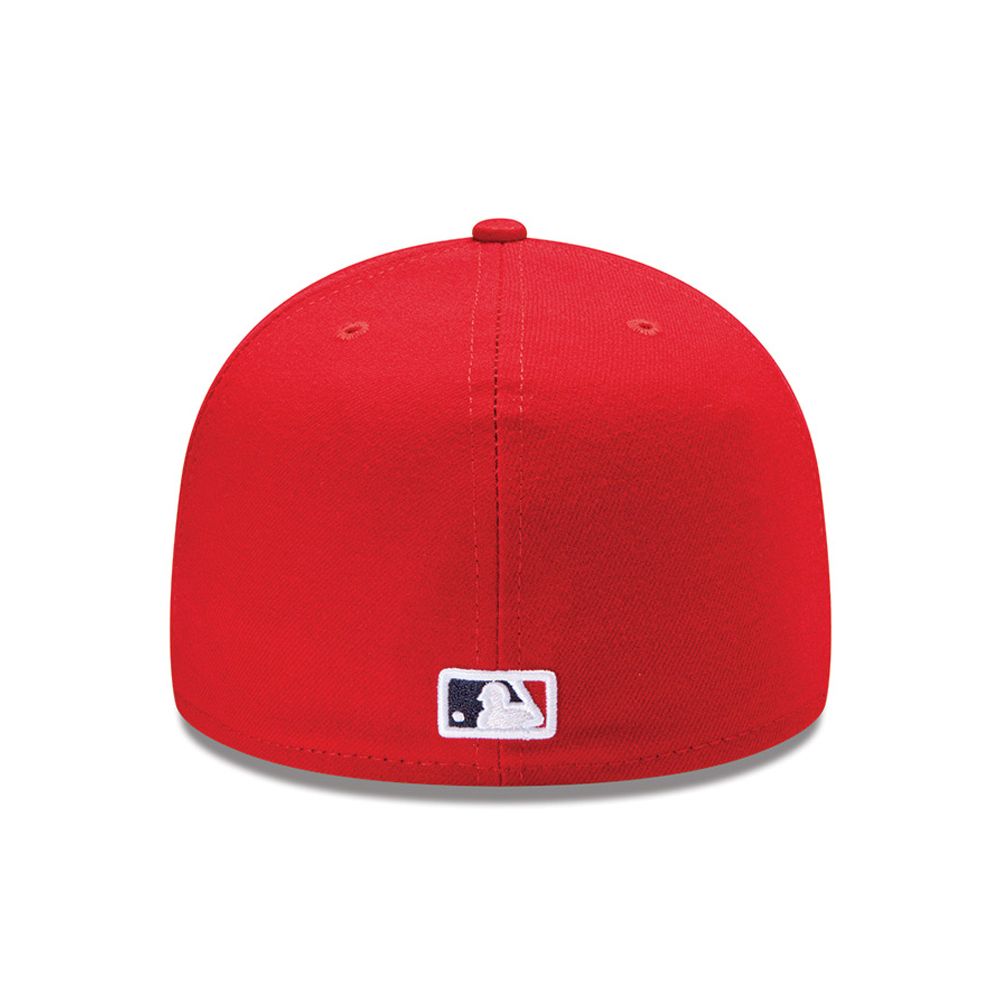 LA Angels Authentic On-Field Game Red 59FIFTY Cap