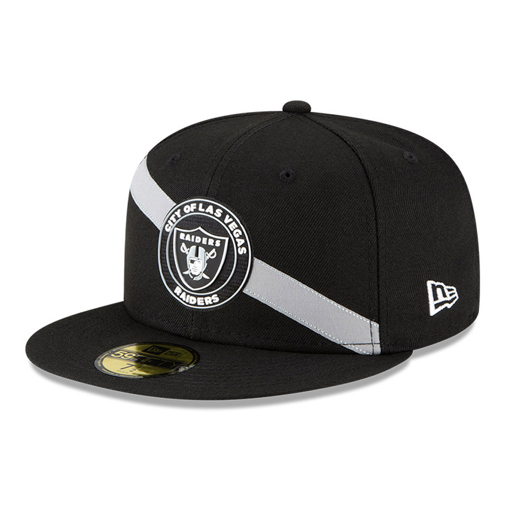Las Vegas Raiders Stripe Black 59FIFTY Cap