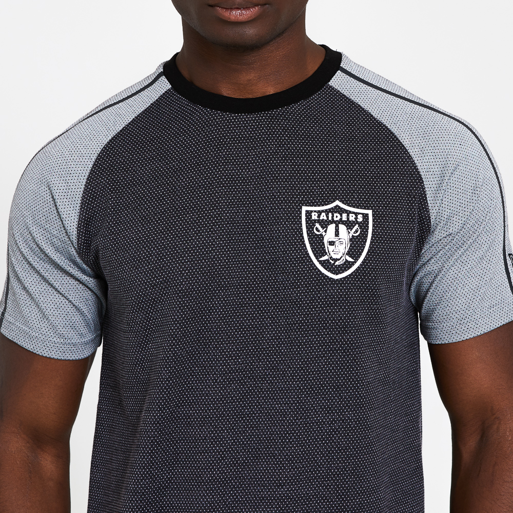 Oakland Raiders Striped Grey T-Shirt