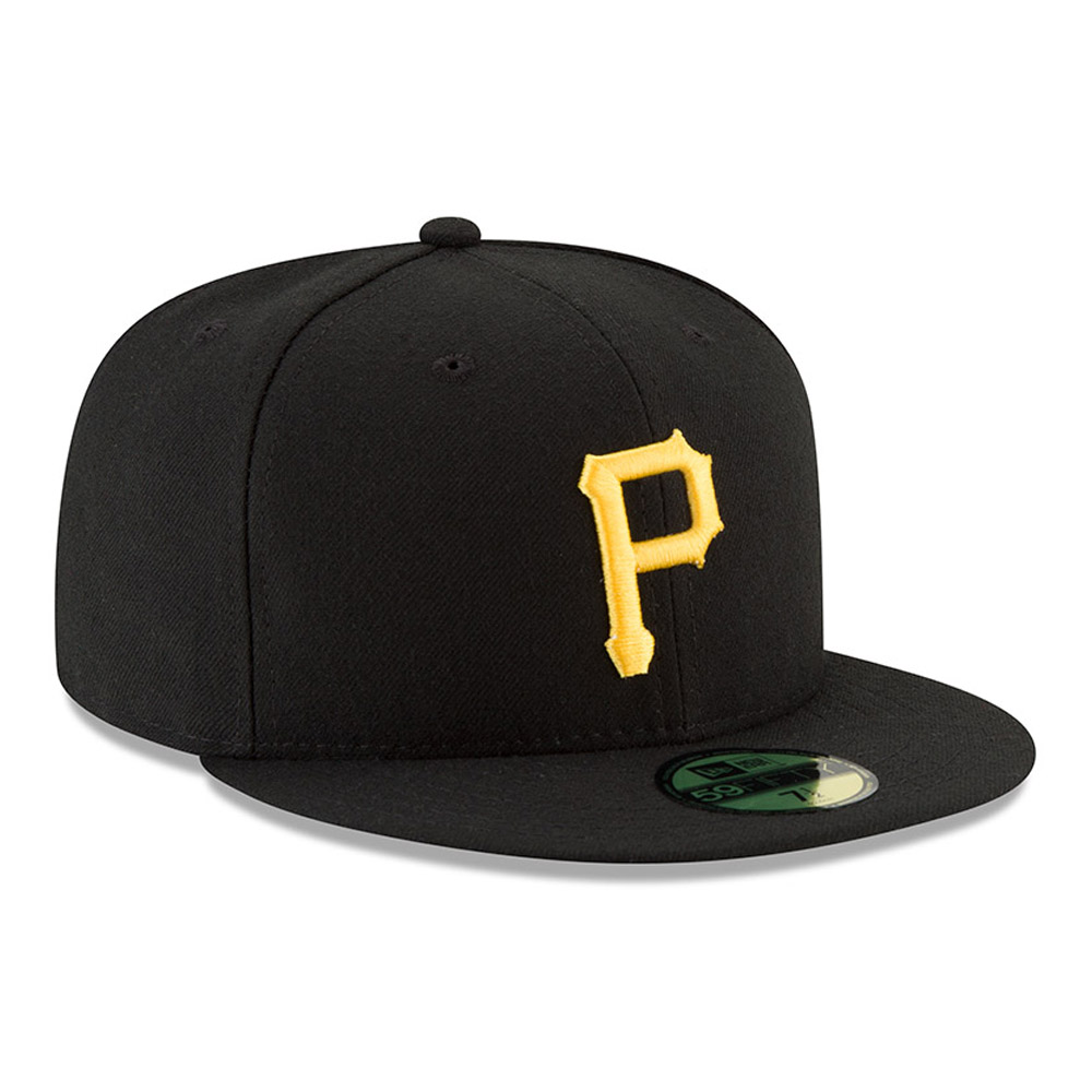 Pittsburgh Pirates On Field Game Black 59FIFTY Cap