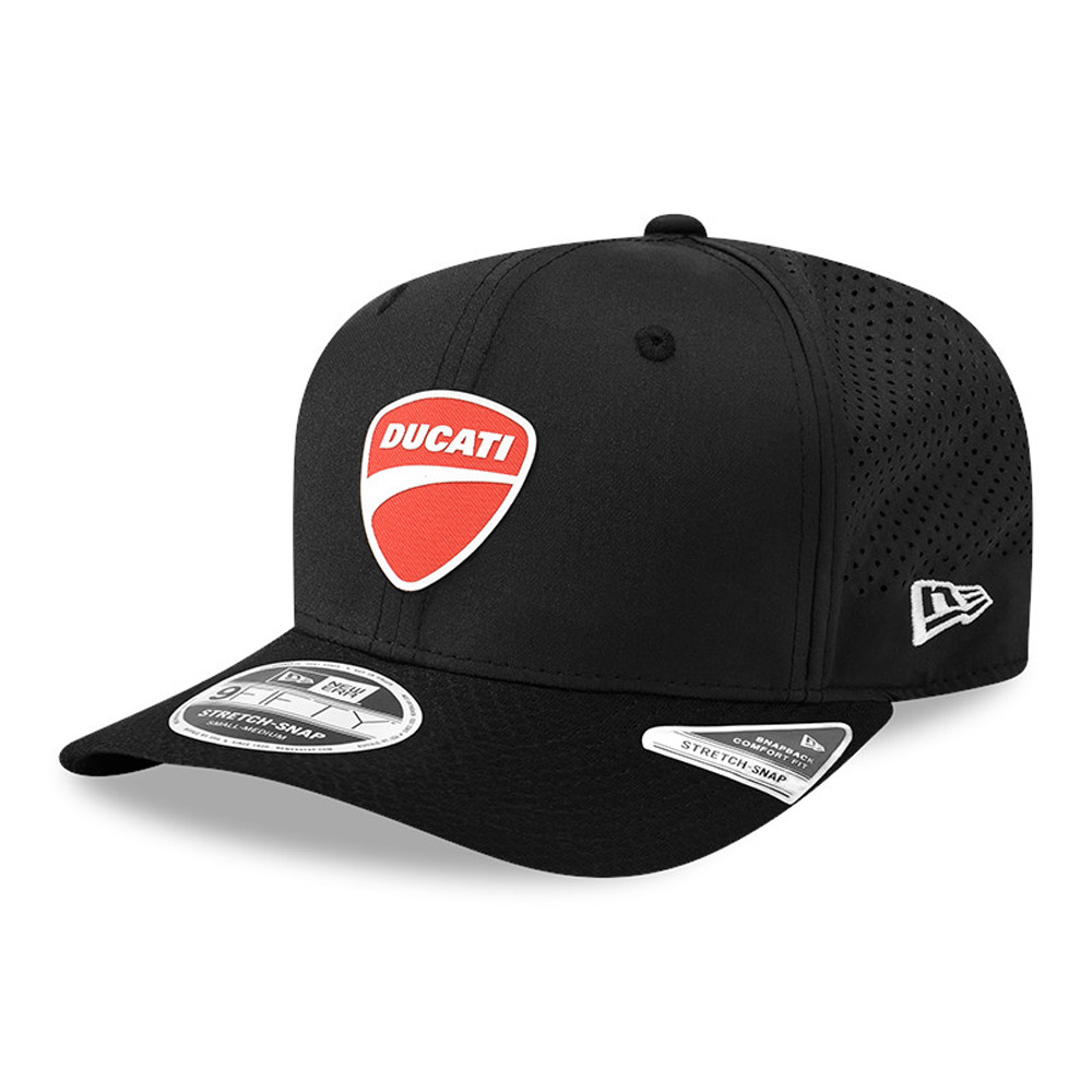 Ducati Motor Logo Black Stretch Snap 9FIFTY Cap